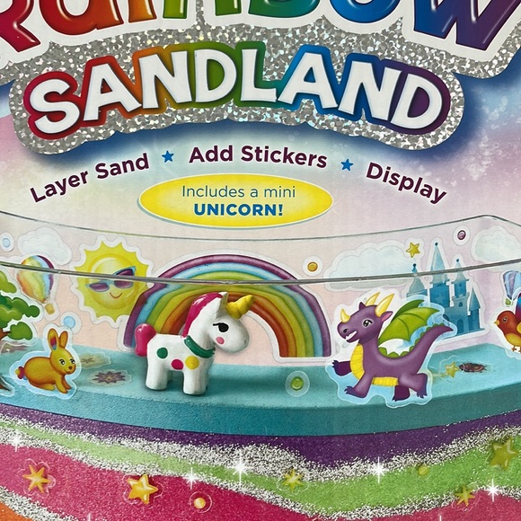 Creativity for Kids Rainbow Sand Land - Unicorn Sticker Activity Craft - NEW - Picture 4 of 5